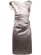 Talbot Runhof Fitted Cocktail Dress - Neutrals