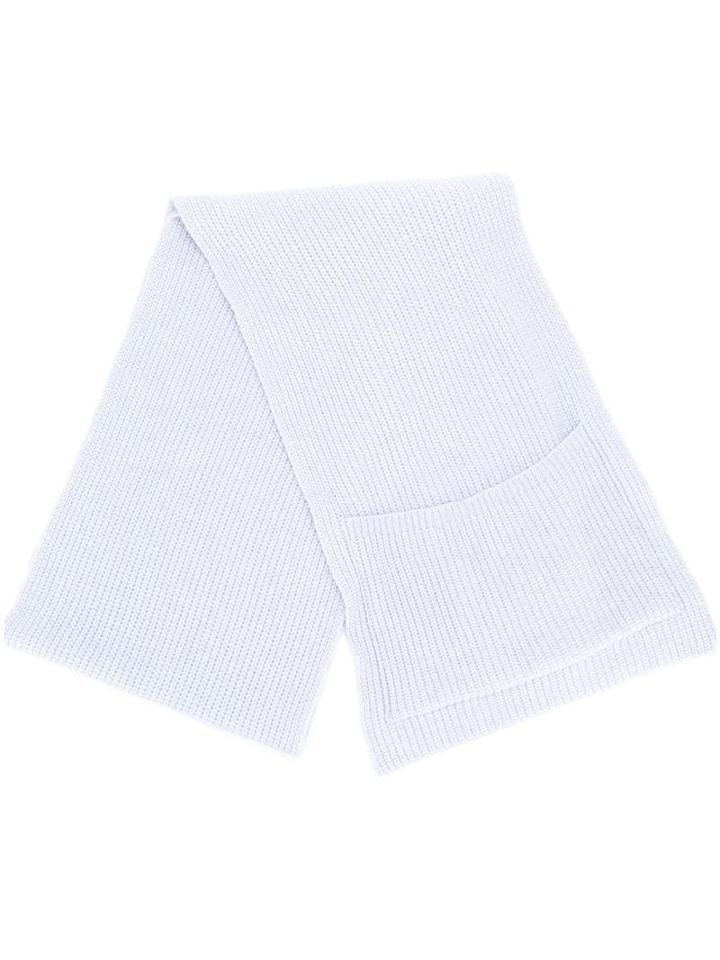 Ssheena Kela Knitted Scarf - Blue