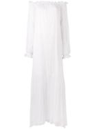 P.a.r.o.s.h. - Shock Maxi Dress - Women - Silk/polyester - S, White, Silk/polyester