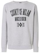 Marcelo Burlon County Of Milan Jak Crewneck Sweatshirt - Grey