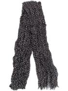 John Varvatos Polka Dot Scarf - Black