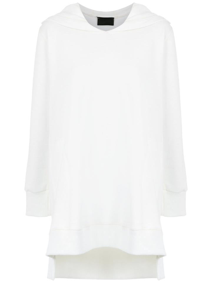 Andrea Bogosian Embroidered Hoodie - White