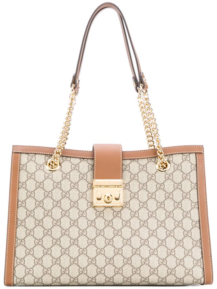 Gucci - Gg Supreme Tote - Women - Cotton/leather - One Size, Brown, Cotton/leather
