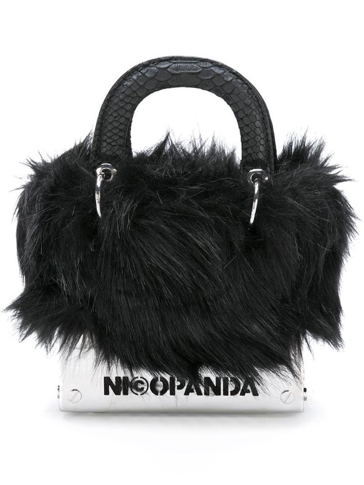 Nicopanda Muffin Top Tote, Women's, Black