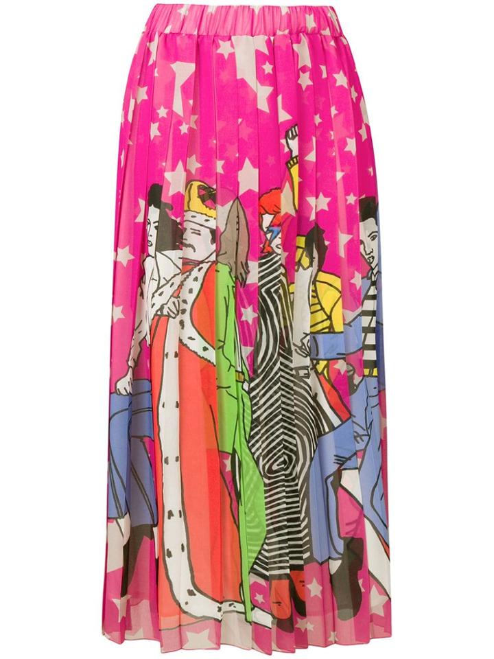 Ultràchic Stardust Pleated Skirt - Pink