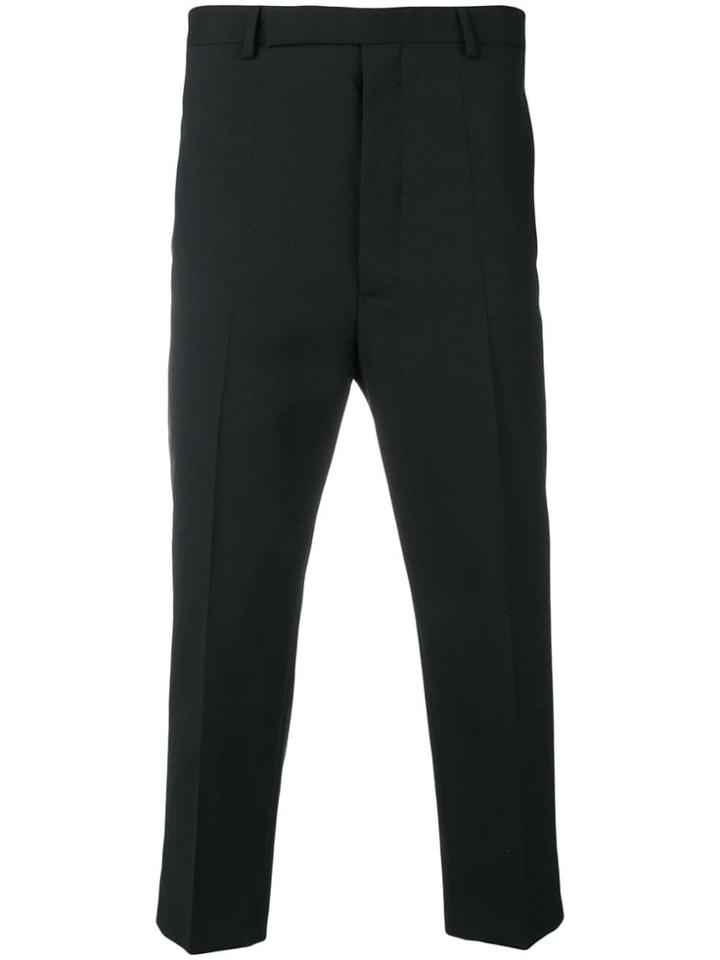 Rick Owens Slim Cropped Astaires - Black