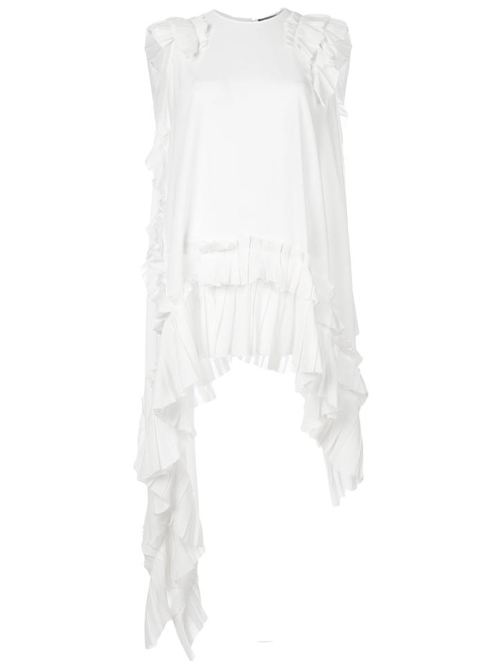 Alexander Mcqueen Asymmetric Blouse - White