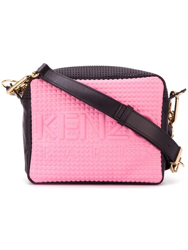 Kenzo 'kombo' Camera Crossbody Bag, Women's, Pink/purple