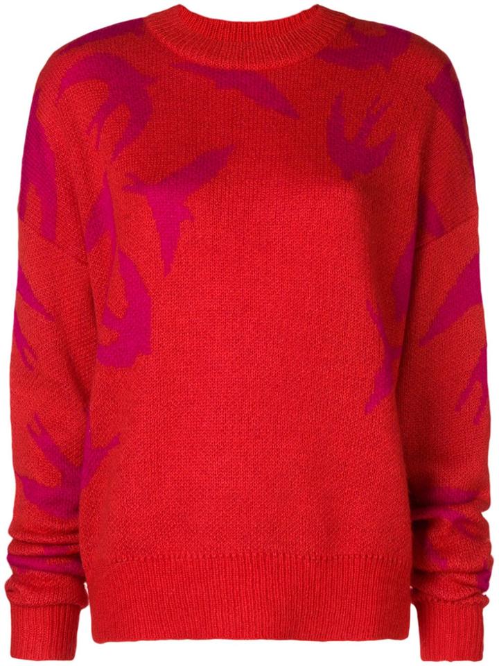 Mcq Alexander Mcqueen Relaxed Jumper - Red