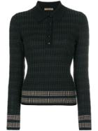 Bottega Veneta Knitted Polo Neck - Blue