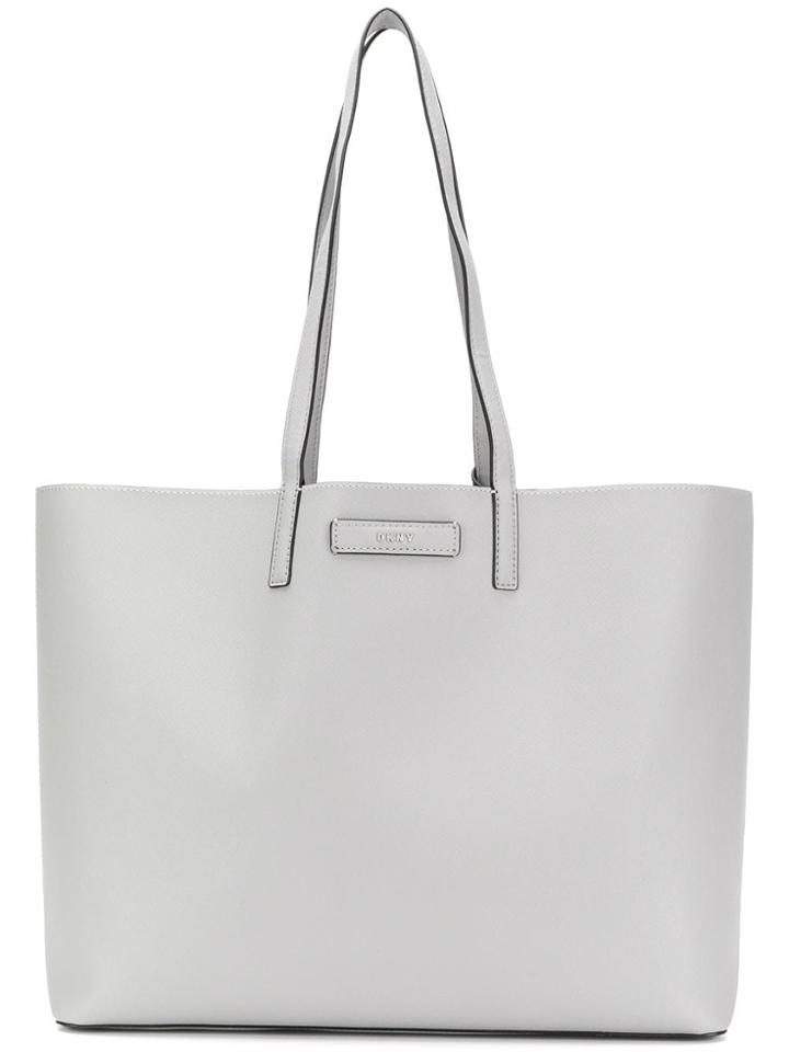 Dkny Brayden Reversible Tote Bag - Grey