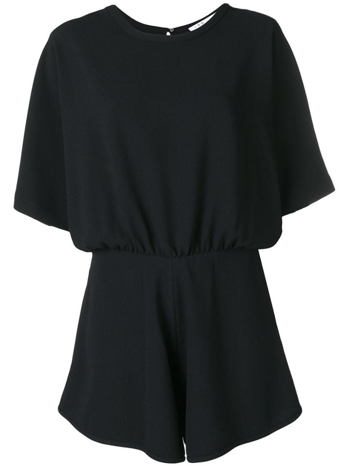 Iro Short Flared Playsuit - Black