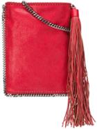 Stella Mccartney 'falabella' Flat Crossbody Bag, Women's, Red