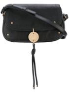 See By Chloé - Hanging Tassel Bag - Women - Cotton/calf Leather - One Size, Black, Cotton/calf Leather