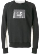 Cp Company Logo Patch Sweatshirt - Black