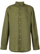 Fay Spread Collar Shirt - Green