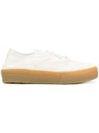 Jil Sander Contrast-sole Sneakers - White