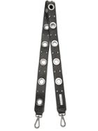 Mara Mac Eyelets Shoulder Bag - Black