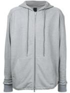 Juun.j - Tonal Zipped Hoodie - Men - Cotton - 48, Grey, Cotton