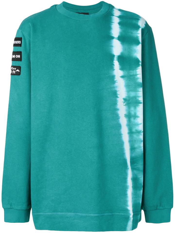 Manua Kea Tie Dye Sweatshirt - Green