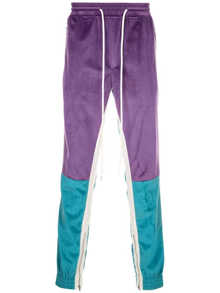 God's Masterful Children Velvet Retro Trousers - Purple