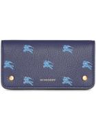 Burberry Equestrian Knight Phone Wallet - Blue