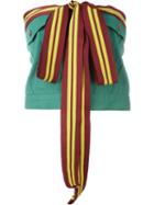 Jean Paul Gaultier Vintage Strapless Ribbon Top, Women's, Size: 46