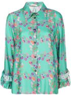 Kristina Ti Floral Print Shirt - Green
