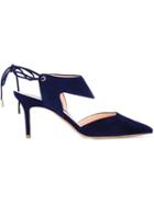 Nicholas Kirkwood Leda Pumps, Women's, Size: 37, Blue, Leather/suede