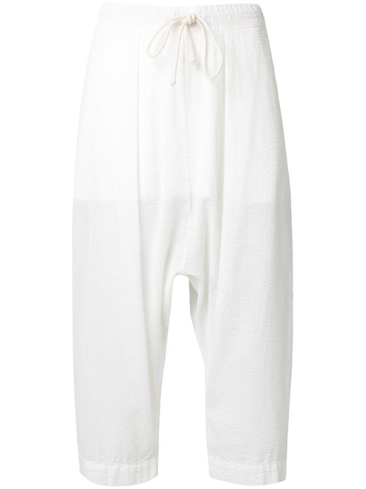 Lost & Found Rooms Cropped Trousers - White