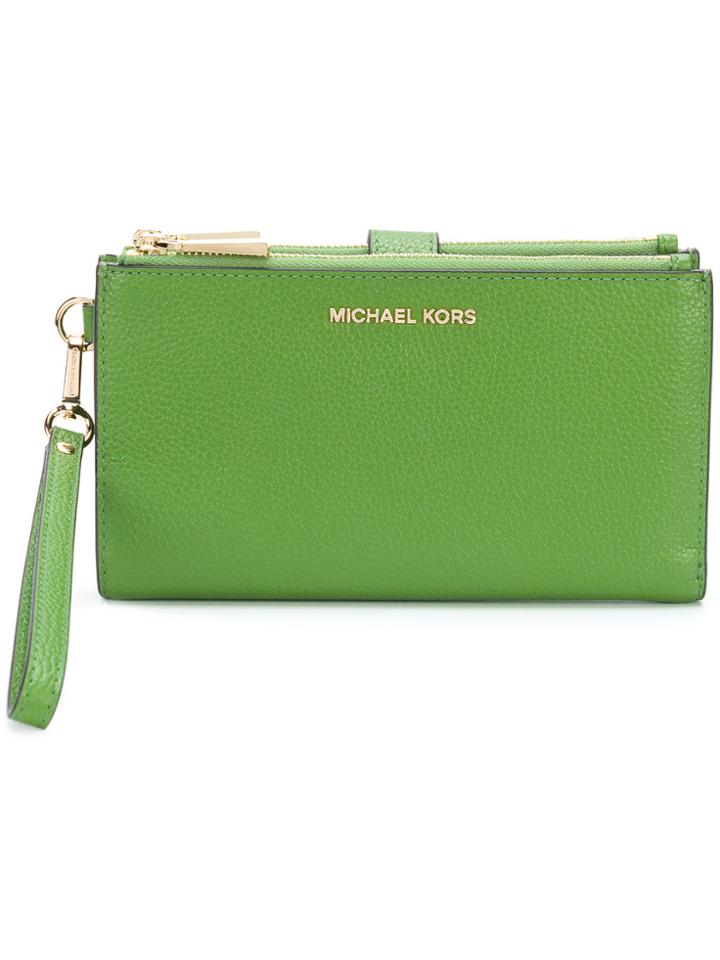 Michael Michael Kors Top Zip Wallet - Green