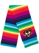 Gucci Angry Cat Rainbow Scarf - Multicolour