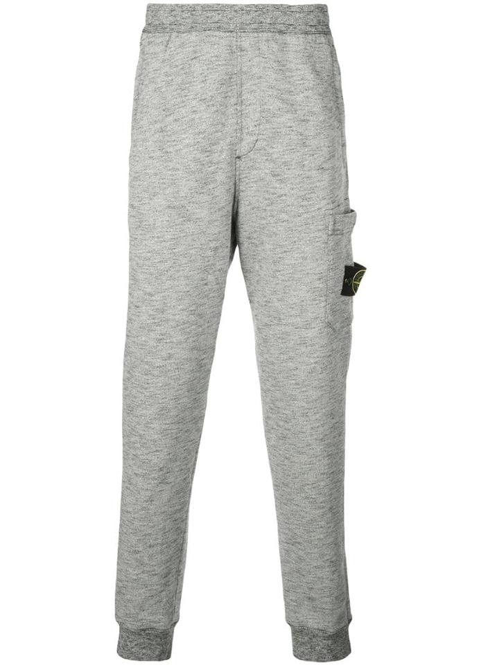 Stone Island Fleece Track Pants - Grey