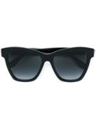 Fendi Eyewear Square Oversized Sunglasses - Black