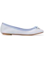 Anna Baiguera Classic Bow Ballerinas - Blue