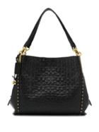Coach Signature Dalton 31 Rivets Handbag - Black