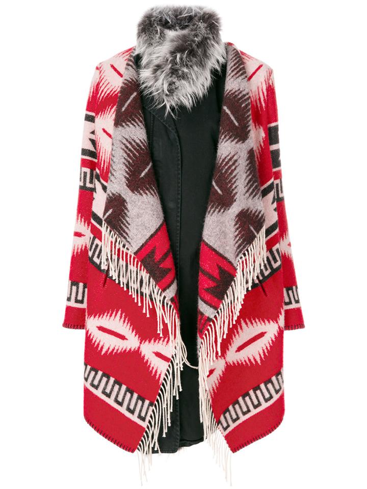 Bazar Deluxe Aztec Pattern Coat - Multicolour