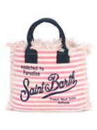 Mc2 Saint Barth Kids - 'colette' Beach Bag - Kids - Cotton - One Size, Pink/purple