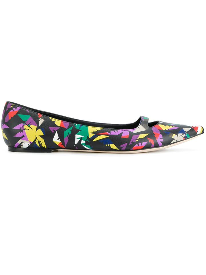 Tomas Maier Futurist Palm Ballerina - Black