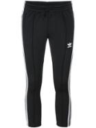 Adidas Three Stripe Cigarette Trousers, Women's, Size: 40, Black, Polyester