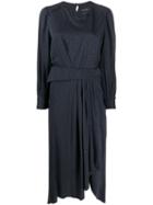 Isabel Marant Romina Printed Belted Dress - Blue