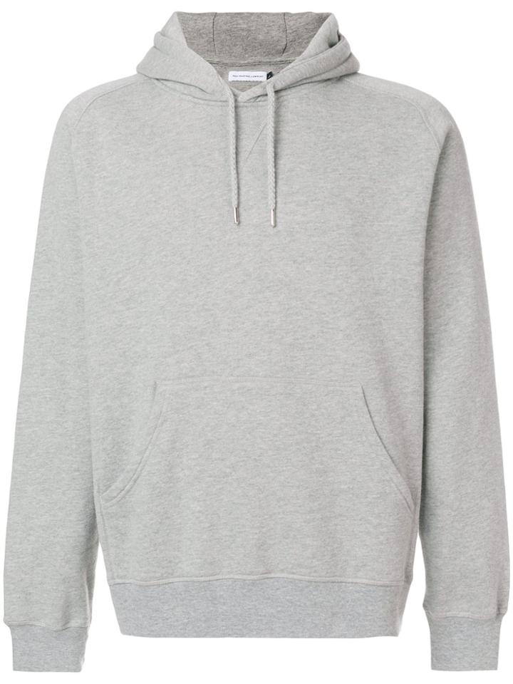 Pop Trading International Logo Print Hoodie - Grey