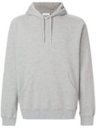 Pop Trading International Logo Print Hoodie - Grey