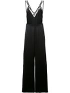 Zac Zac Posen 'vivienne' Jumpsuit, Women's, Size: 6, Black, Triacetate/polyester