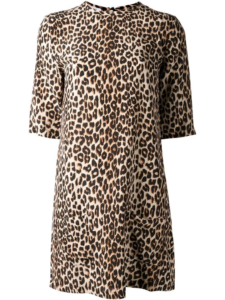 Equipment 'aubrey' Dress - Brown
