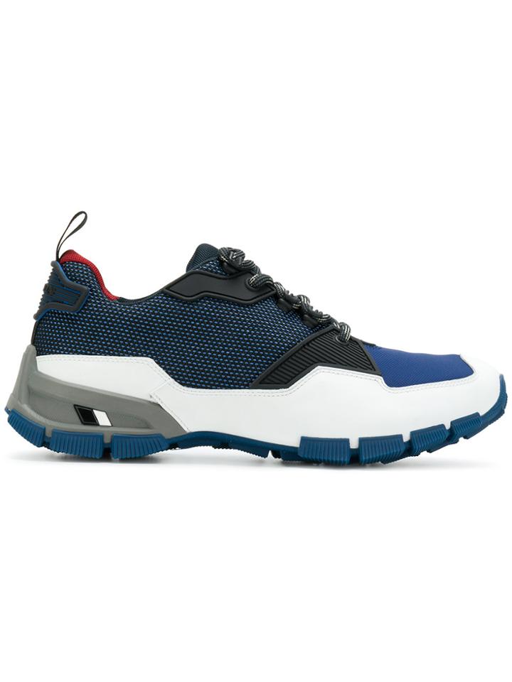 Prada Crossection Sneakers - Blue