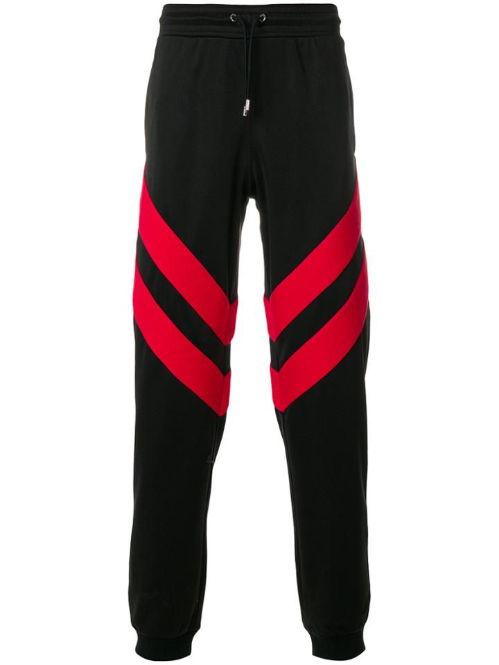Givenchy Striped Track Trousers - Black