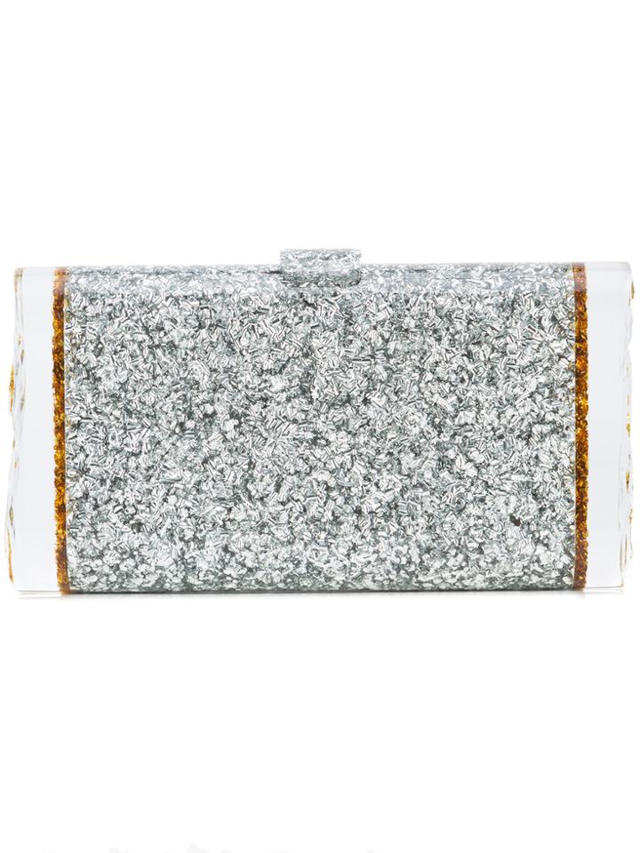 Edie Parker Lara Backlit Clutch - Metallic