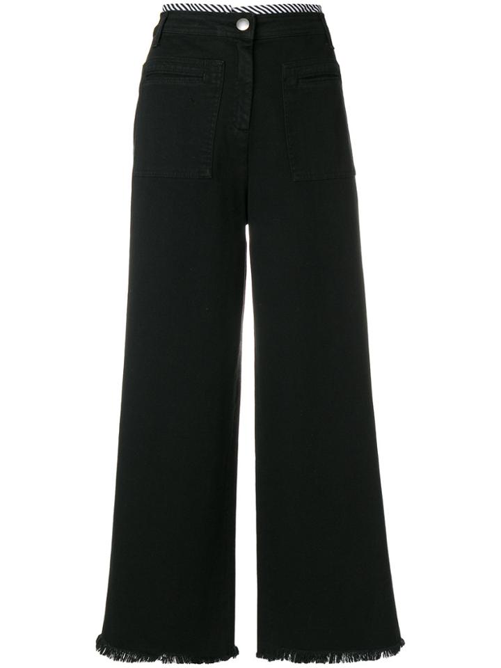 Federica Tosi Wide Leg Trousers - Black