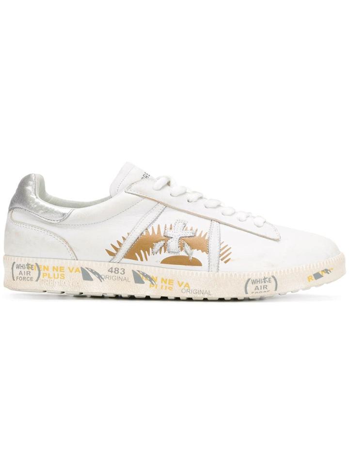 Premiata Premiata Andyvar3082 Grey Leather/fur/exotic Skins->leather -